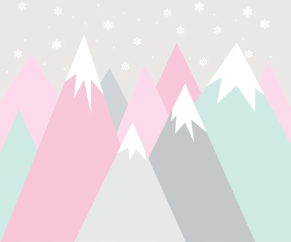Papel de Parede Montanhas Rosadas - Imagem 3