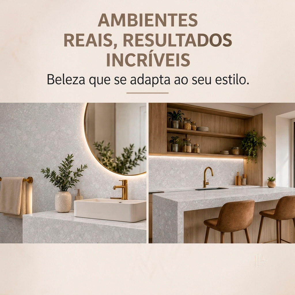 Mármore Terrazzo Off White 60 e 122 cm - Imagem 4