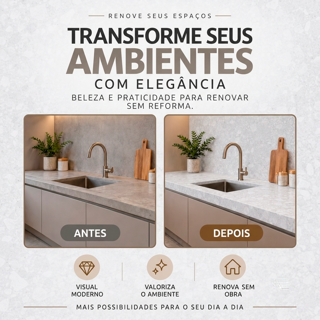 Mármore Terrazzo Off White 60 e 122 cm - Imagem 5