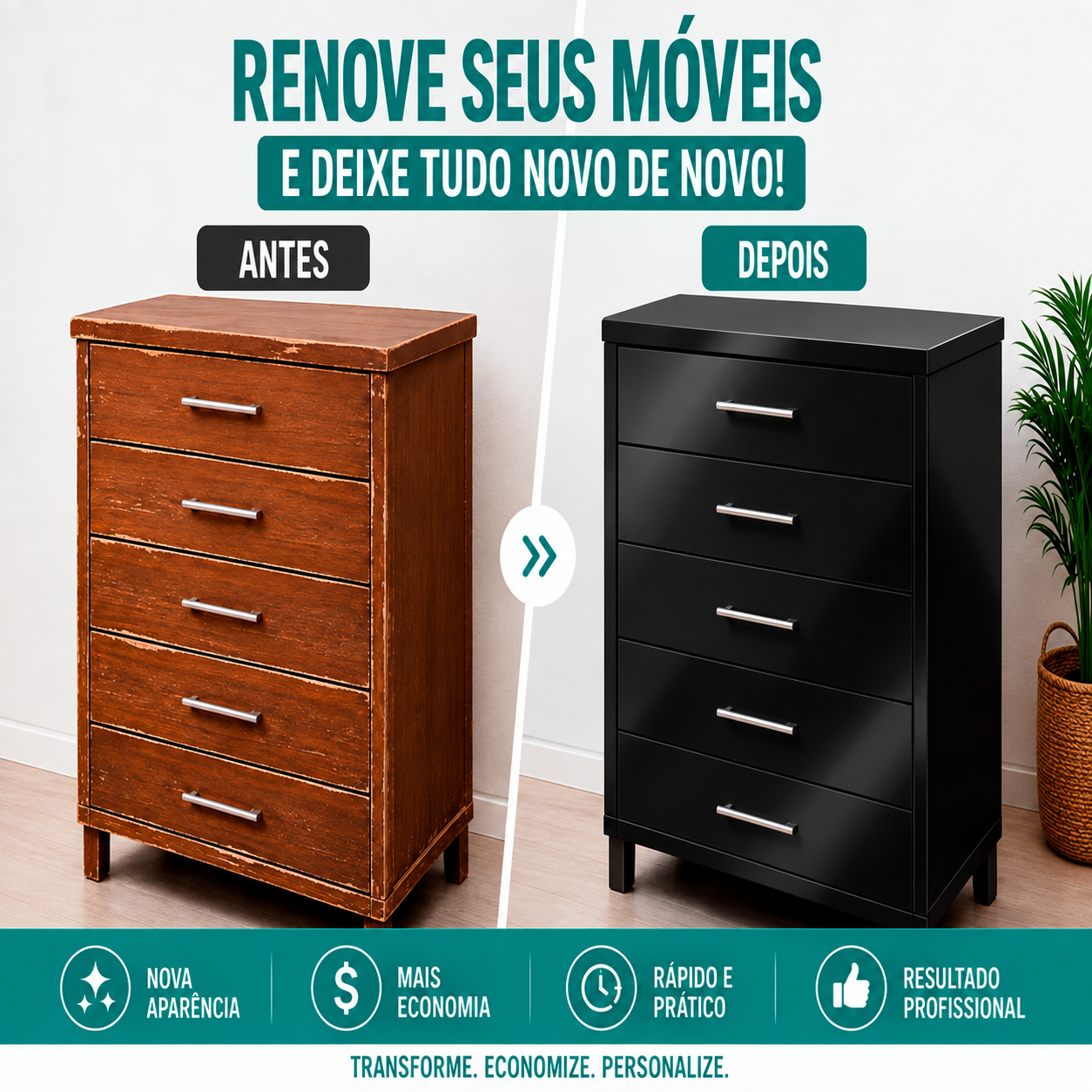 Adesivo Vinílico Premium Preto - Imagem 2