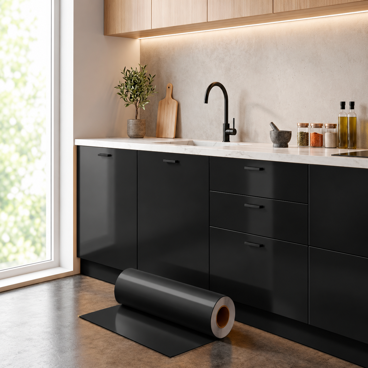Adesivo Vinílico Premium Preto