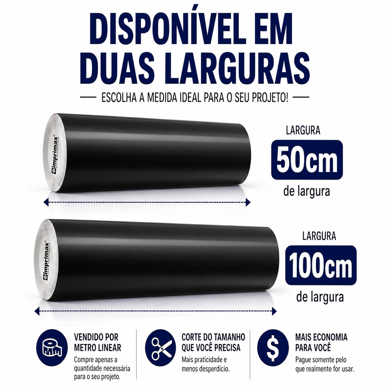 Adesivo Vinílico Premium Preto - Imagem 4