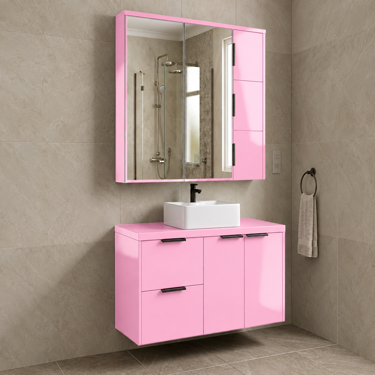 Adesivo Vinílico Premium Rosa Claro - Imagem 5