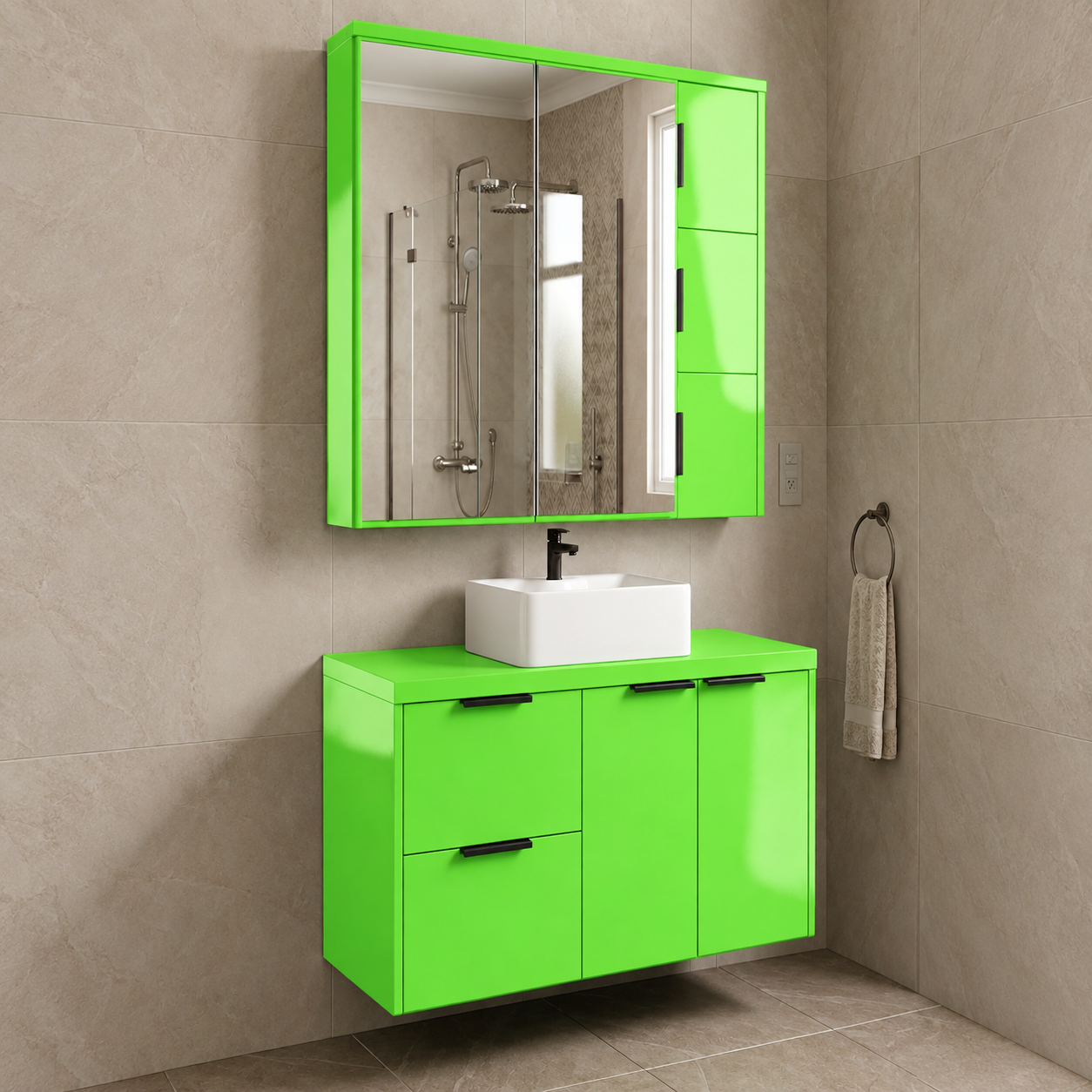 Adesivo Vinílico Premium Verde Abacate - Imagem 4