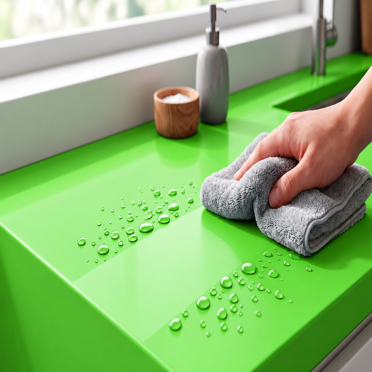 Adesivo Vinílico Premium Verde Abacate - Imagem 3