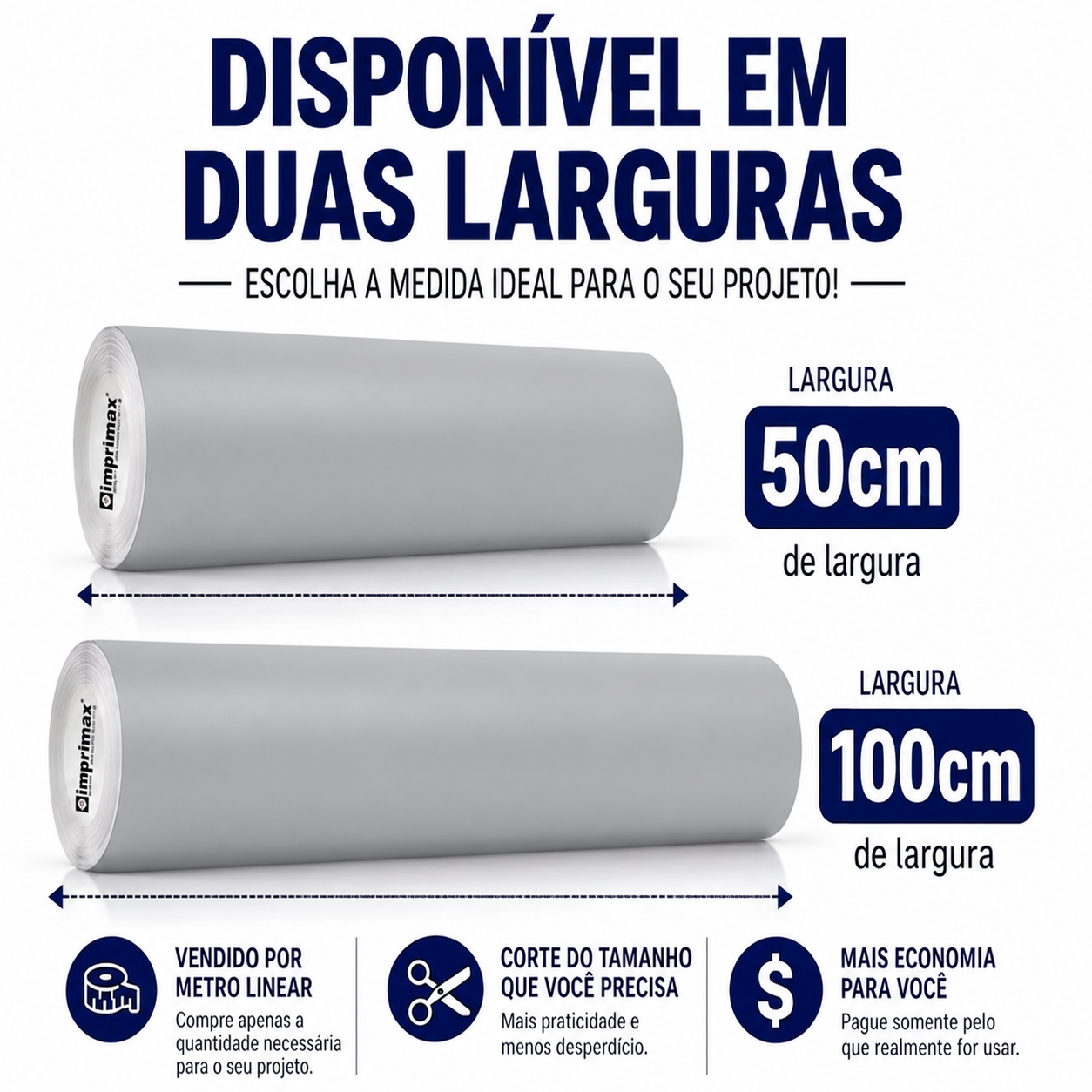 Adesivo Vinílico Premium Cinza Claro Fosco - Imagem 4