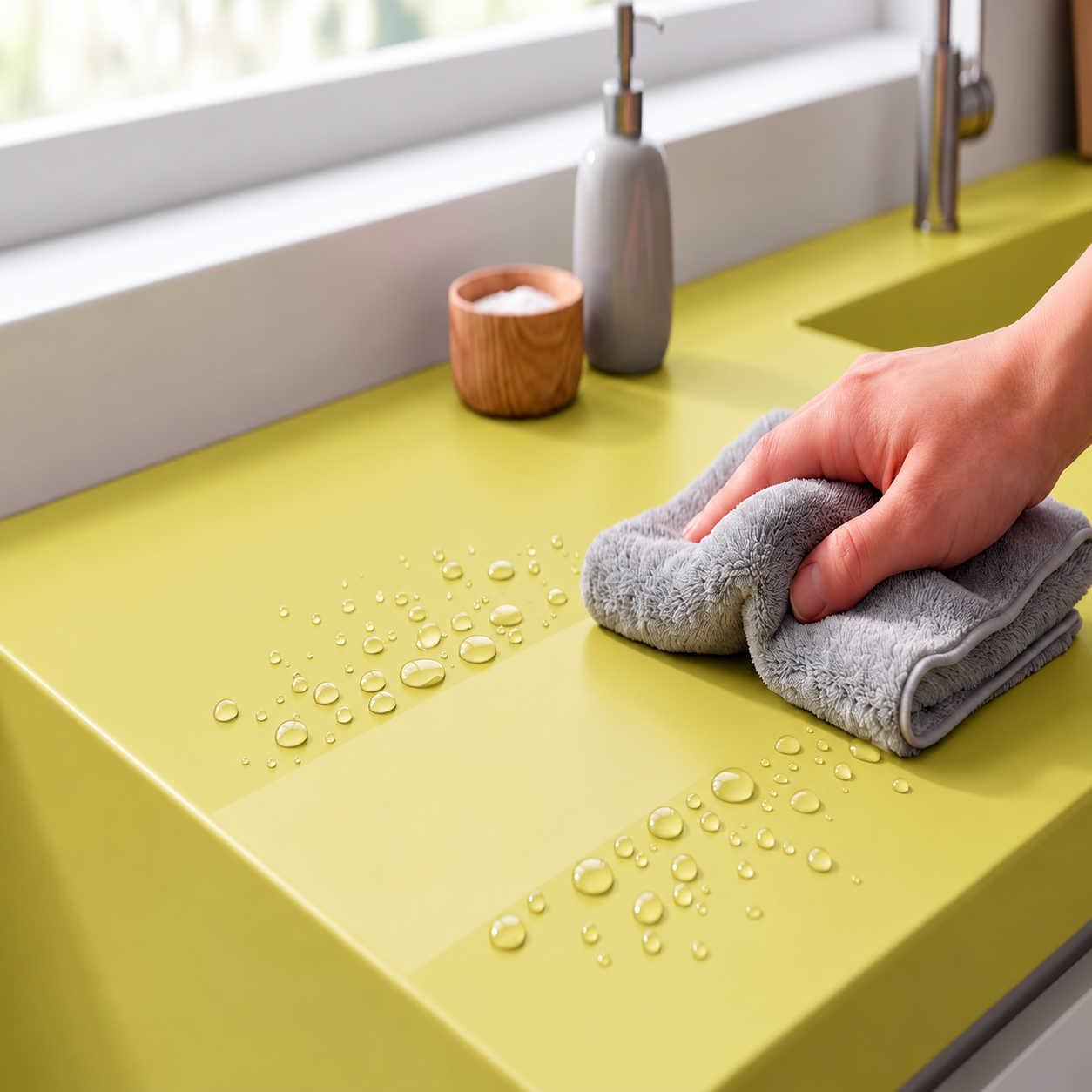 Adesivo Vinílico Premium Amarelo Citrus - Imagem 3
