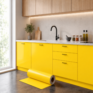 Adesivo Vinílico Premium Amarelo Médio