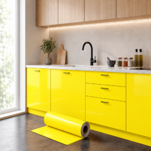 Adesivo Vinílico Premium Amarelo Milano