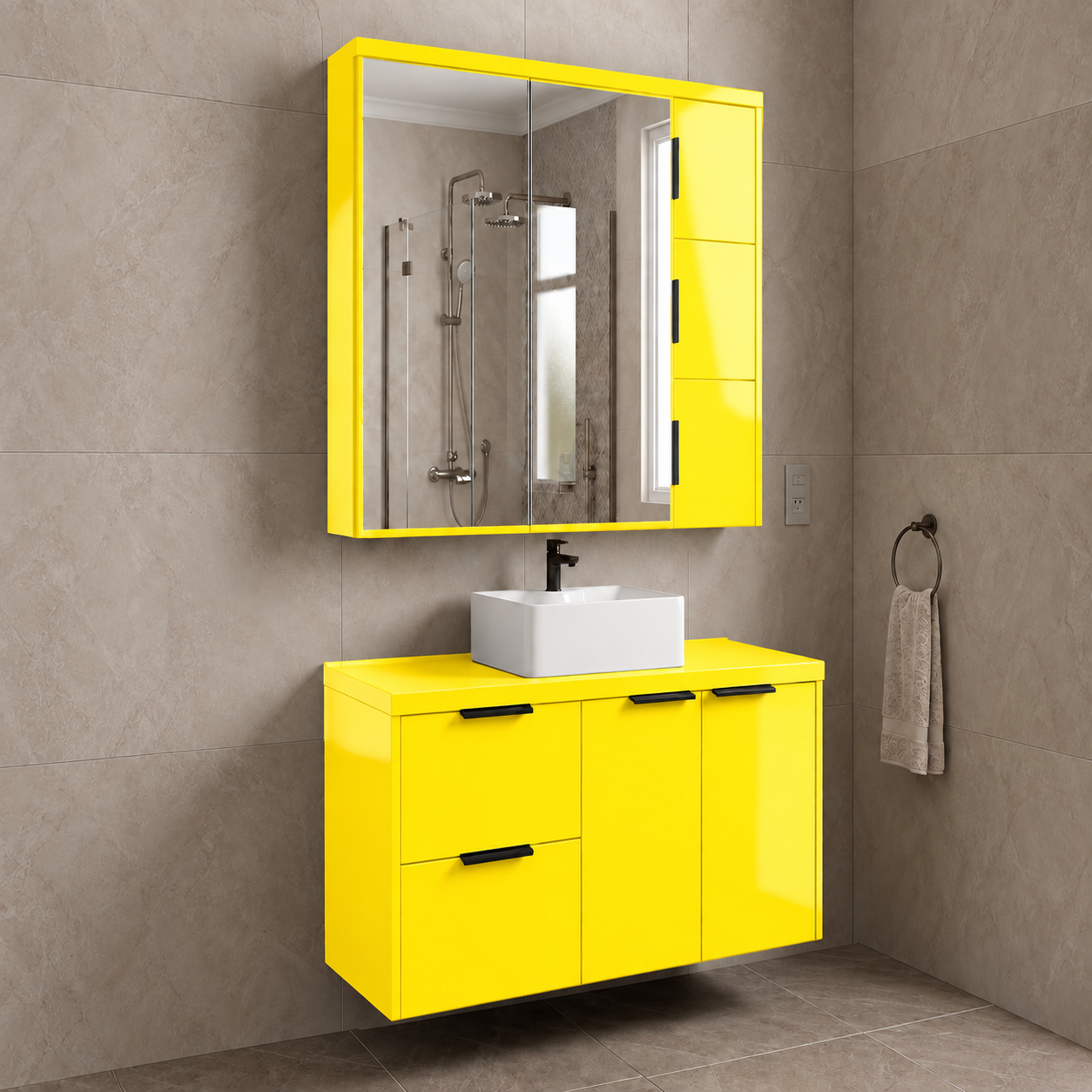 Adesivo Vinílico Premium Amarelo Milano - Imagem 2