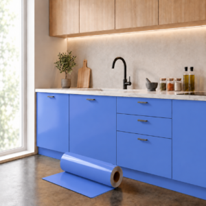 Adesivo Vinílico Premium Azul Céu Intenso