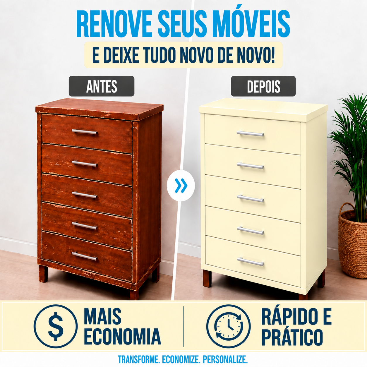 Adesivo Vinílico Premium Bege - Imagem 3