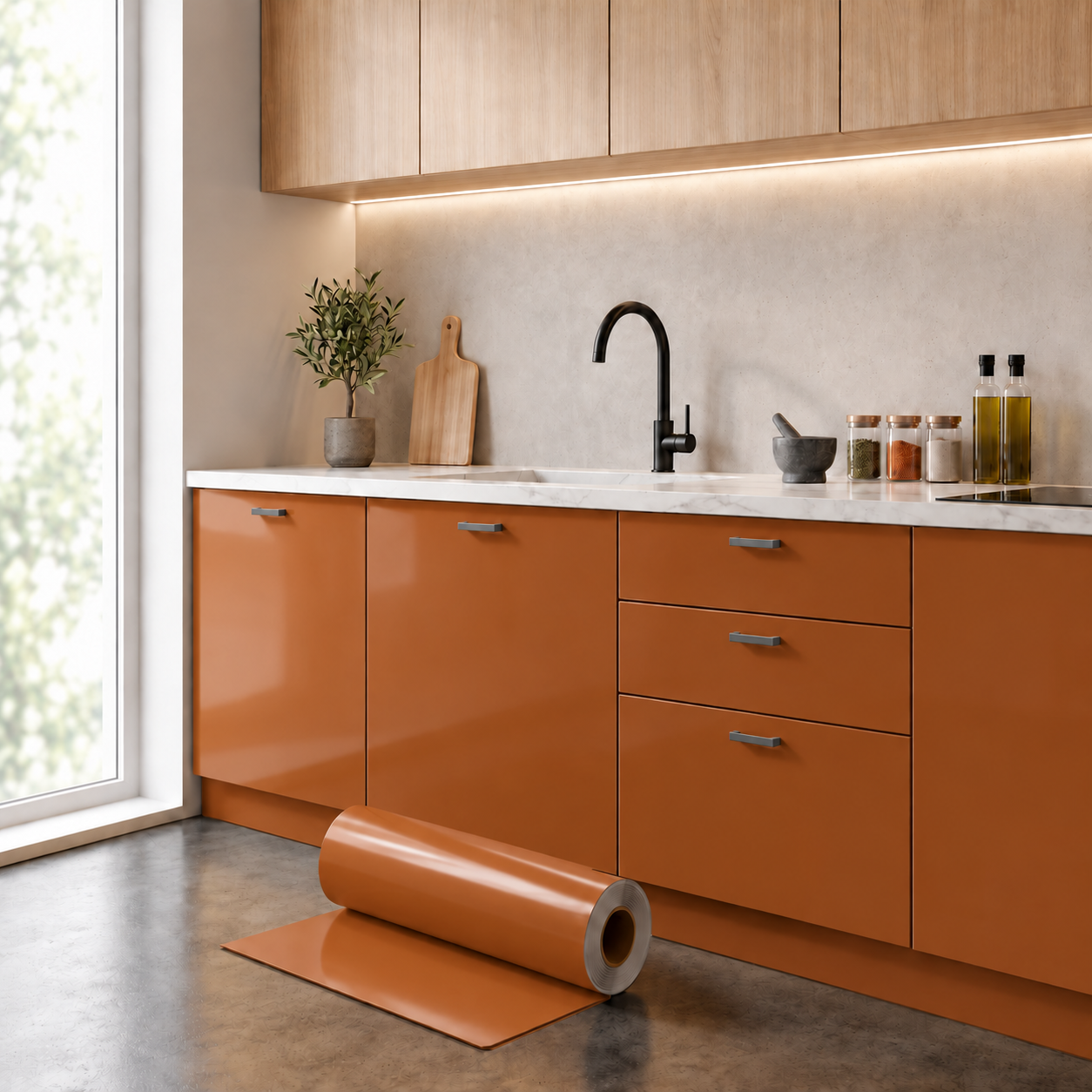 Adesivo Vinílico Premium Cobre