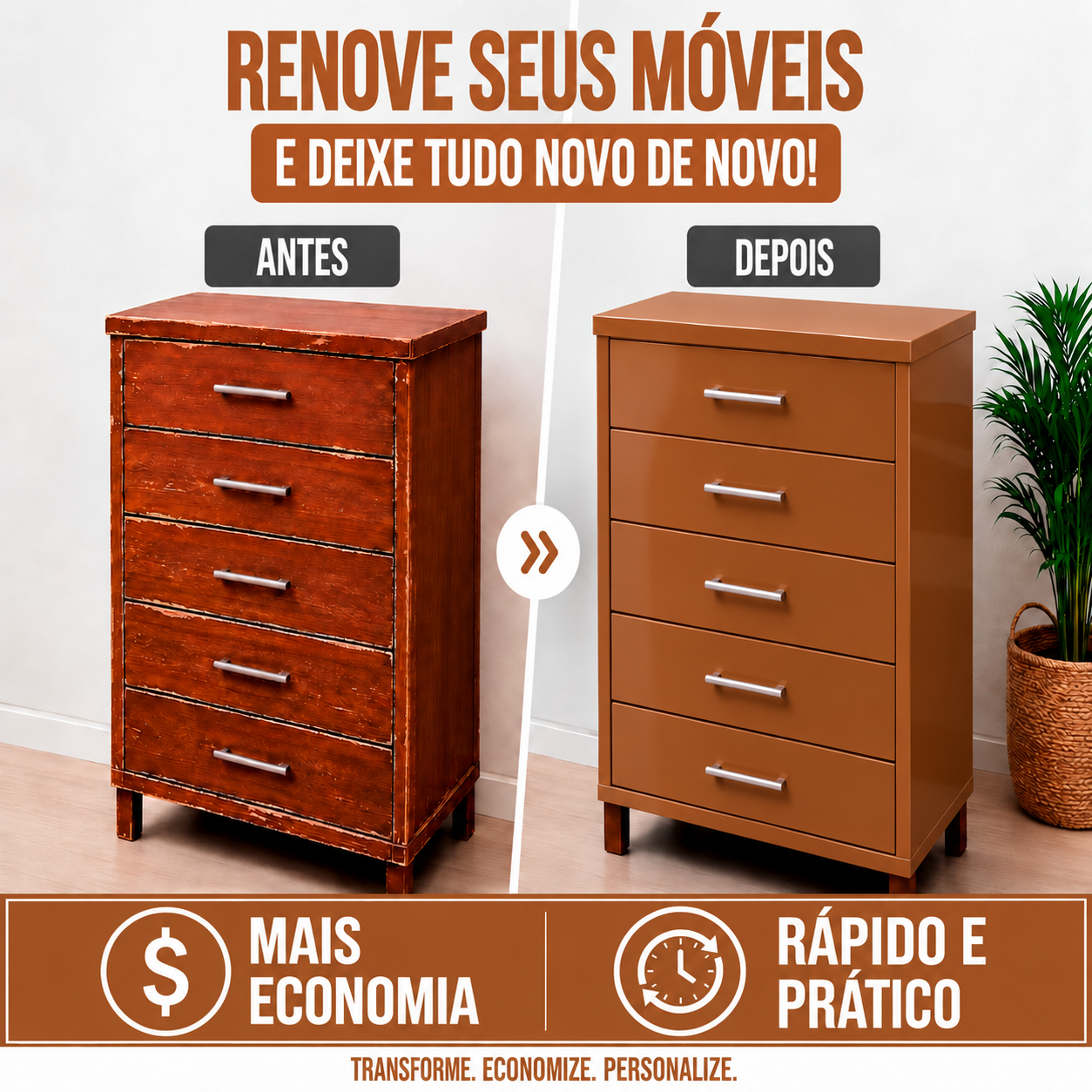 Adesivo Vinílico Premium Cobre - Imagem 3