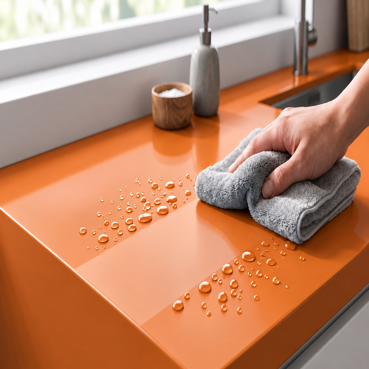 Adesivo Vinílico Premium Laranja - Imagem 5