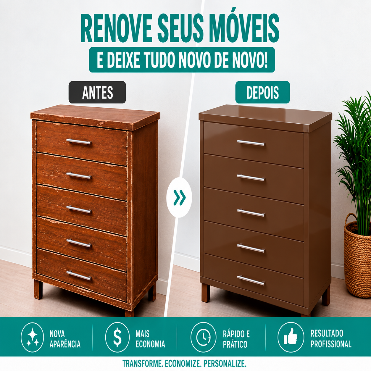 Adesivo Vinílico Premium Marrom - Imagem 2