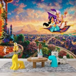 Papel de Parede Alladin e Jasmine