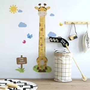 Adesivo Régua Medidora Girafa Infantil