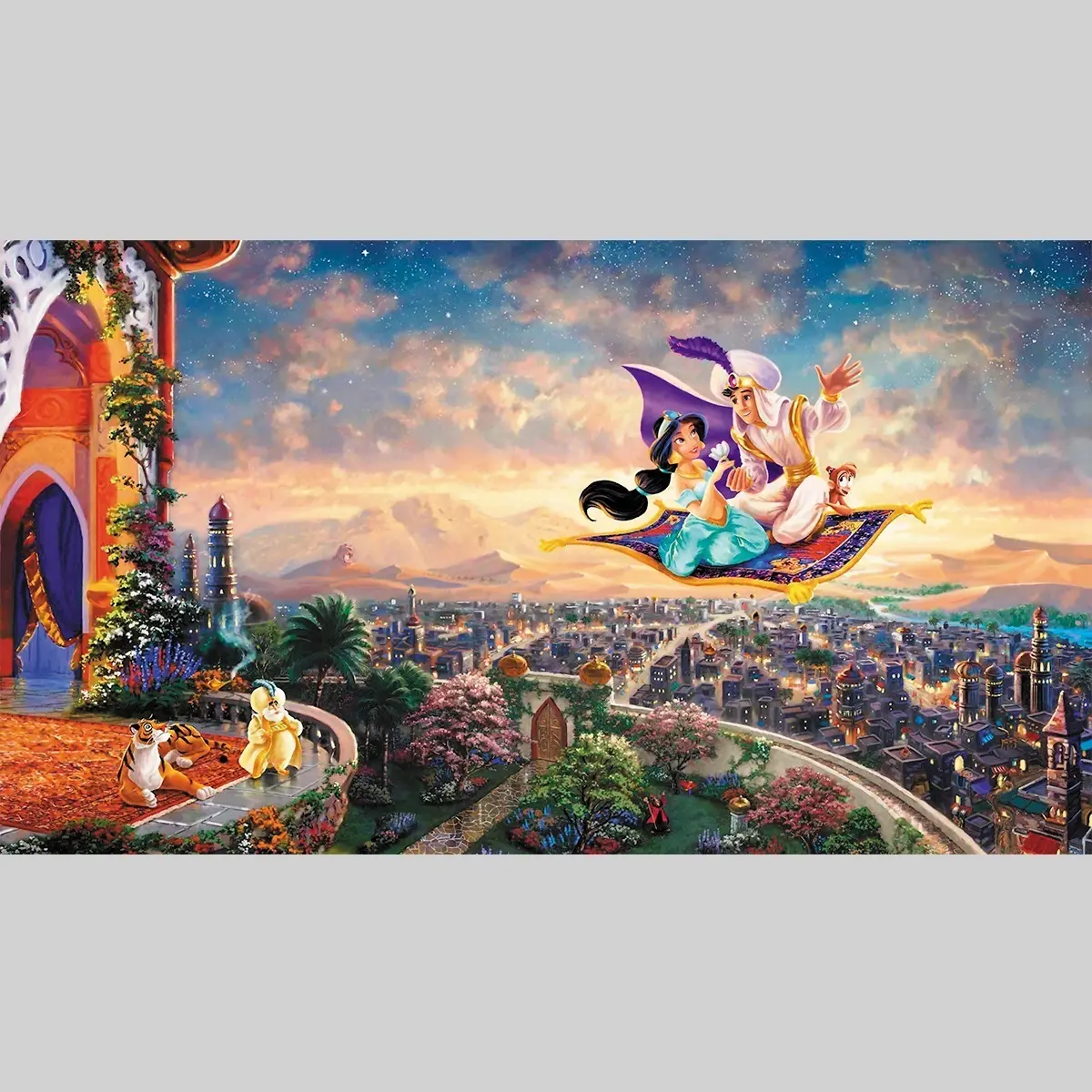 Papel de Parede Alladin e Jasmine - Imagem 2