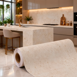 Adesivo Vinílico Mármore Travertino Fosco Imprimax 60CM E 122CM