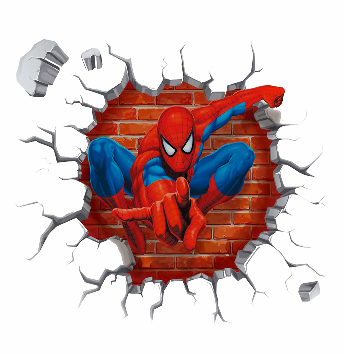 Papel de Parede Homem Aranha Buraco Saindo da Parede - Imagem 2