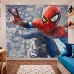 Papel de Parede Homem Aranha Prédio