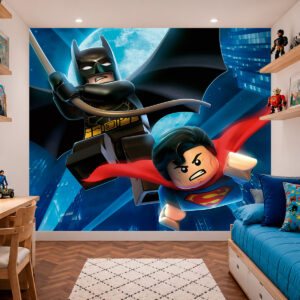 Papel de Parede Lego Batman e Superman
