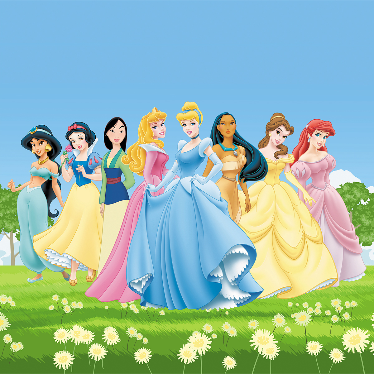 Papel de Parede Princesas Campo - Imagem 2