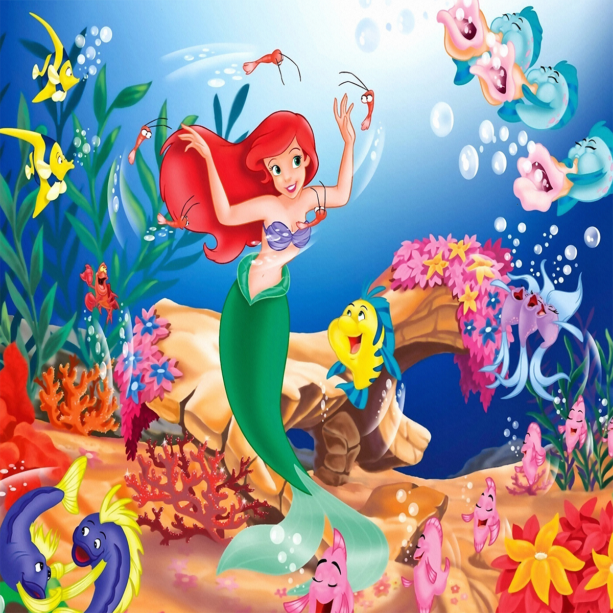 Papel de Parede A Pequena Sereia - Imagem 2